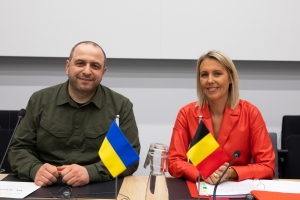 Communiqué de presse conjoint de la Ministre de la Défense Belge, Ludivine Dedonder et du Ministre de la Défense Ukrainien, Roustem Umerov