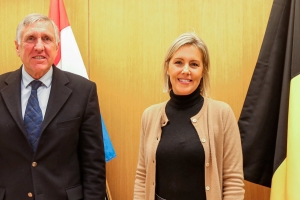 Signing of the Declaration of Intent concerning the location of the Belgian-Luxembourg reconnaissance battalion